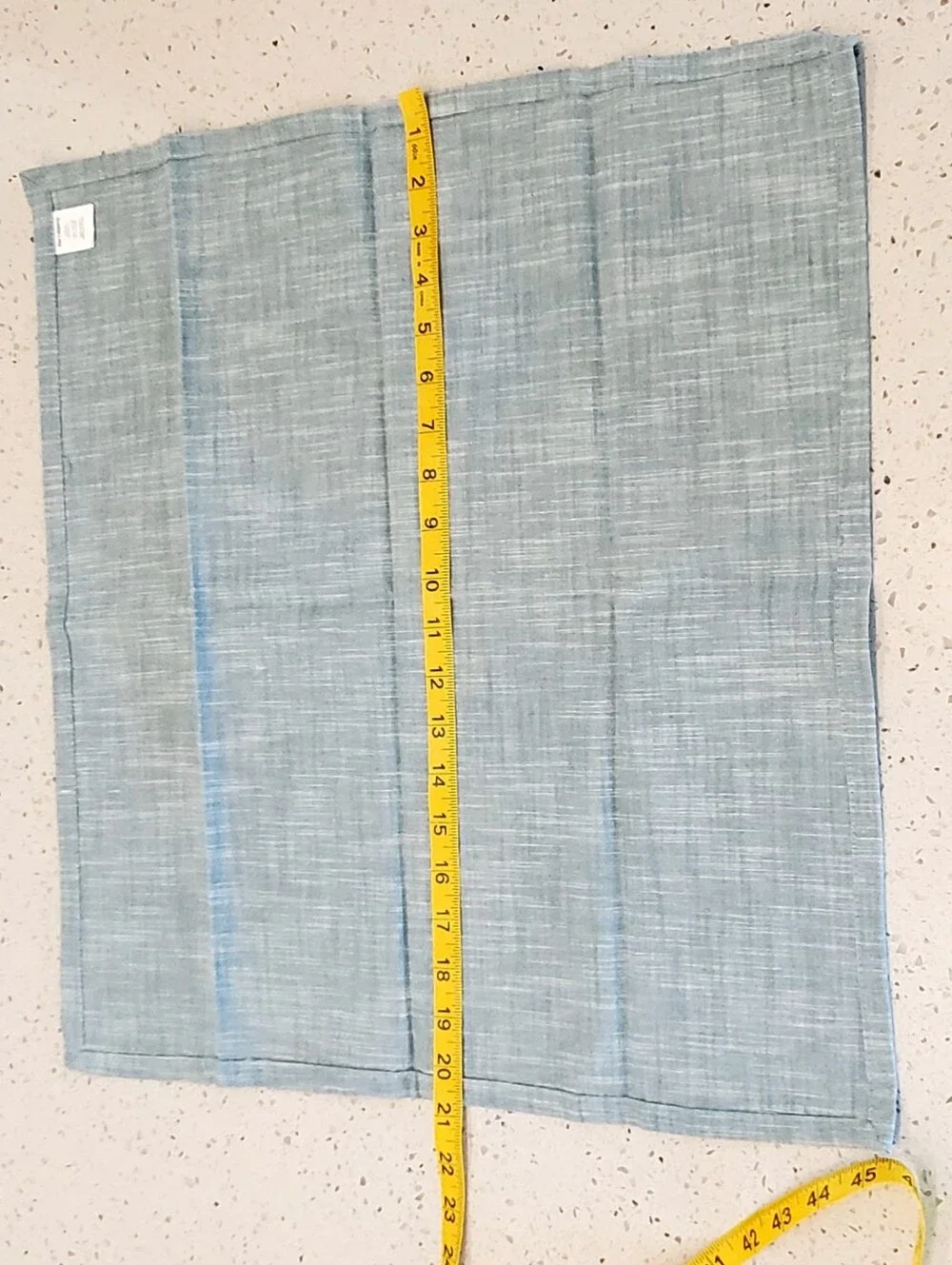 Pier 1 Imports Set Of 8, 100% Cotton Woven Dinner Napkins, Sea Foam Green/White